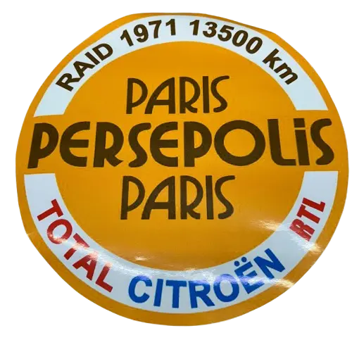 Aufkleber 35cm Rund Raid 1971 Total